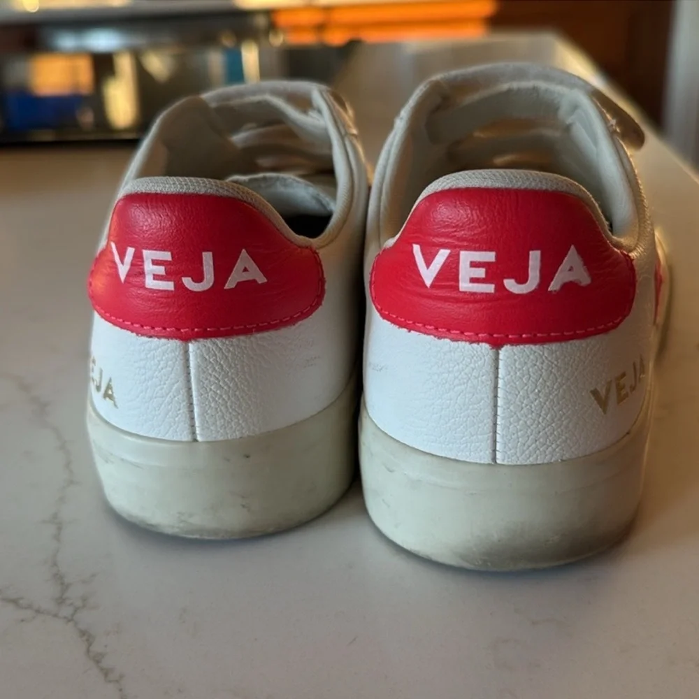 Veja Sneakers Shoes in White and Bright Pink Size EUR 36 US 5 - Picture 4 of 7